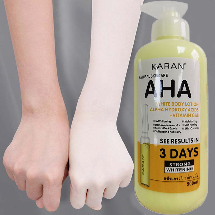 لوسیون سفید کننده AHA اورجینال کاملا اصلی قیمت عمده پک تعداد بالا