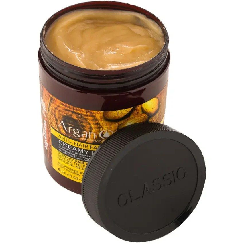 ماسک مو آرگان اسلواکی اصل یک کیلویی مناسب انواع مو و موی آسیب دیده و کراتین شده و رنگ شده